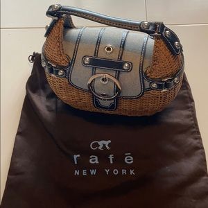 Rafe New York wicker purse gently used
